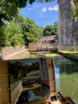 Nunney Castle Moat